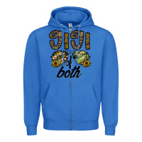 True Royal gigi of both Zipper Hoodie - CowhideDigitalArt