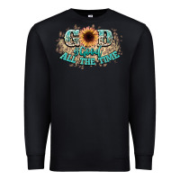 Black god is good all the time Premium Sweatshirt - NancyCooperArtShop