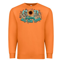 Carrot god is good all the time Premium Sweatshirt - NancyCooperArtShop