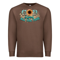 Chestnut god is good all the time Premium Sweatshirt - NancyCooperArtShop