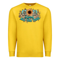 Lemon god is good all the time Premium Sweatshirt - NancyCooperArtShop
