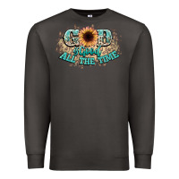 Smoke god is good all the time Premium Sweatshirt - NancyCooperArtShop
