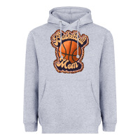 Heather Grey basketball mom Heavyweight Hoodie - JahusDesignShop