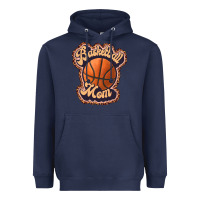 Navy basketball mom Heavyweight Hoodie - JahusDesignShop