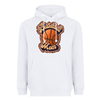 White basketball mom Heavyweight Hoodie - JahusDesignShop
