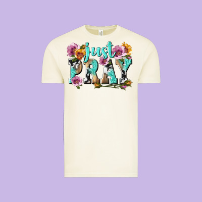 Just Pray Vintage Tee Designed By Texasbilliewilder