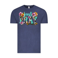 Vintage Denim just pray Vintage Tee - texasbilliewilder