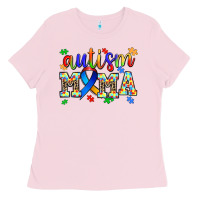 Bubblegum Pink autism mama Ladies Tee - AdoDesignShop