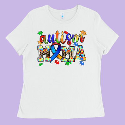 Autism Mama Ladies Tee Designed By Adodesignshop