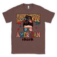 Chestnut american mom junkie messy bun Classic Tee - Zillion Design Studio