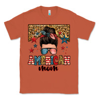 Copper american mom junkie messy bun Classic Tee - Zillion Design Studio