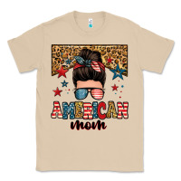 Mushroom american mom junkie messy bun Classic Tee - Zillion Design Studio