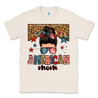 Natural american mom junkie messy bun Classic Tee - Zillion Design Studio