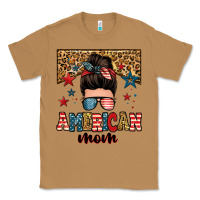 Toasted Coconut american mom junkie messy bun Classic Tee - Zillion Design Studio