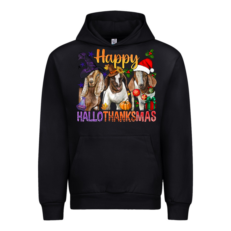 Happy Hallothanksmas Goats Urban Hoodie by BundleAndBundleShop | Teevron