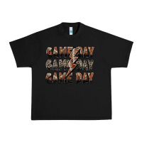 Black game day game day football lightning bolt Urban Heavy Tee - Zillion Design Studio