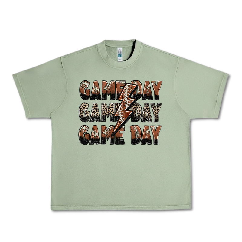Game Day Game Day Football Lightning Bolt Urban Heavy Tee by Zillion Design Studio | Teevron