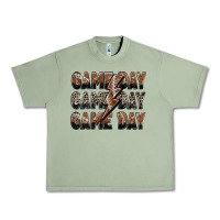 Oil Green game day game day football lightning bolt Urban Heavy Tee - Zillion Design Studio