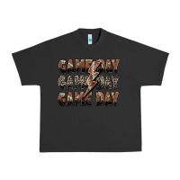 Pigment Black game day game day football lightning bolt Urban Heavy Tee - Zillion Design Studio