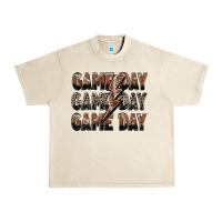 Sandshell game day game day football lightning bolt Urban Heavy Tee - Zillion Design Studio