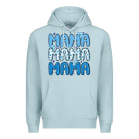 Blue Mist valentines day mama Premium Hoodie - MaliasSmallBusiness