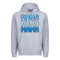 Heather Grey valentines day mama Premium Hoodie - MaliasSmallBusiness