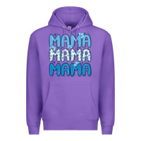 Purple valentines day mama Premium Hoodie - MaliasSmallBusiness