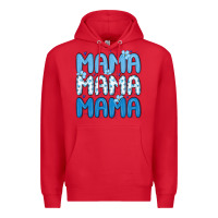 Red valentines day mama Premium Hoodie - MaliasSmallBusiness
