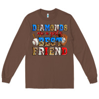 Chestnut diamonds are a girl's best friend baseball Long Sleeve Tee - Zillion Design Studio