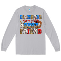Moon Dust diamonds are a girl's best friend baseball Long Sleeve Tee - Zillion Design Studio