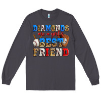 Smoke diamonds are a girl's best friend baseball Long Sleeve Tee - Zillion Design Studio