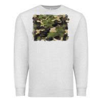 Oatmeal Heather camouflage background Premium Sweatshirt - BarkalooDesign