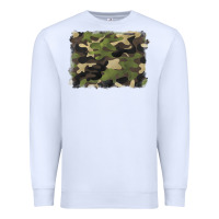 White camouflage background Premium Sweatshirt - BarkalooDesign