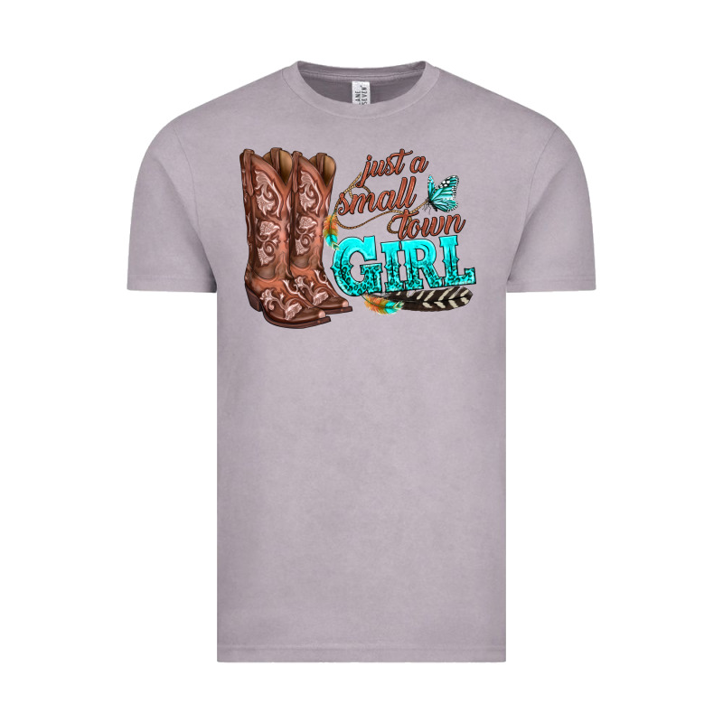Justas Malltown Girlie Vintage Tee by texasbilliewilder | Teevron