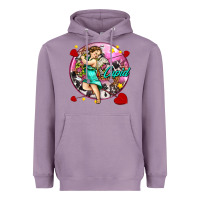 Lavender cupid with arrows and stars Heavyweight Hoodie - AdoDesignShop