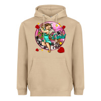 Mushroom cupid with arrows and stars Heavyweight Hoodie - AdoDesignShop