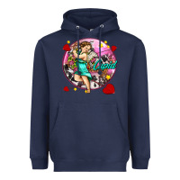 Navy cupid with arrows and stars Heavyweight Hoodie - AdoDesignShop