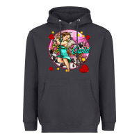 Smoke cupid with arrows and stars Heavyweight Hoodie - AdoDesignShop