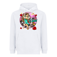 White cupid with arrows and stars Heavyweight Hoodie - AdoDesignShop