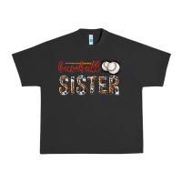 Pigment Black baseball sister with leopard Urban Heavy Tee - texasbilliewilder