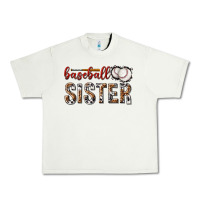 Pistachio baseball sister with leopard Urban Heavy Tee - texasbilliewilder