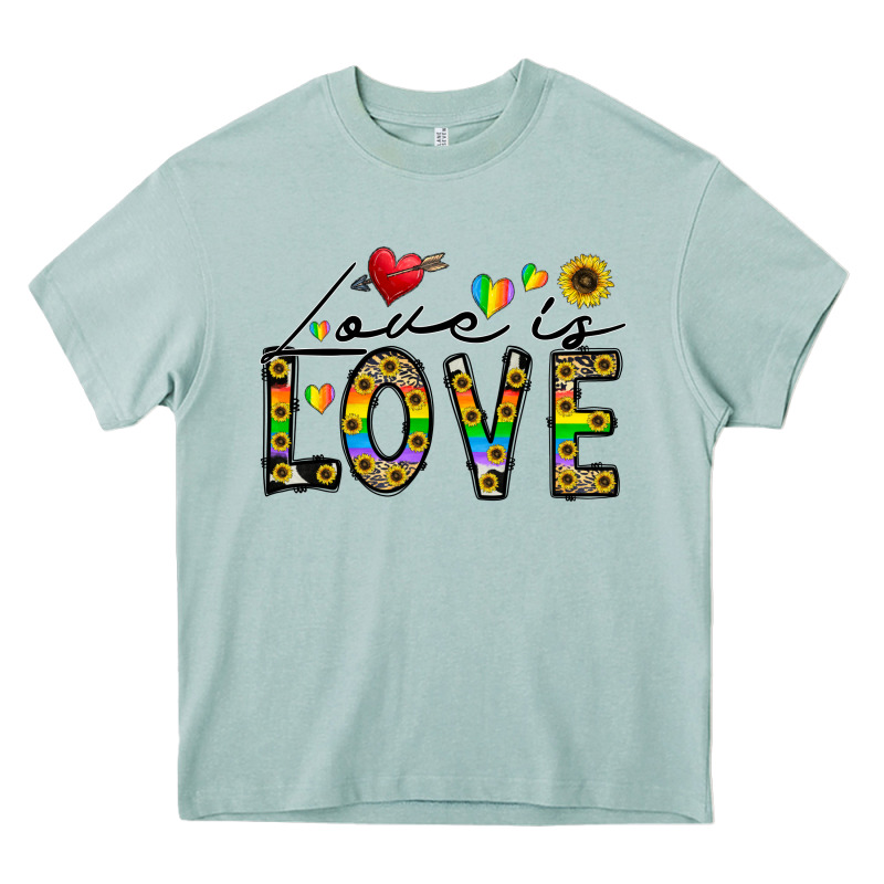 Love Is Love Heavy Core Tee by CowhideDigitalArt | Teevron