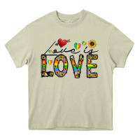 Mossy love is love Heavy Core Tee - CowhideDigitalArt