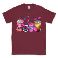Burgundy antisocial butterfly coffee cups Classic Tee - Zillion Design Studio