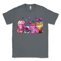 Charcoal Heather antisocial butterfly coffee cups Classic Tee - Zillion Design Studio