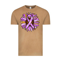 Vintage Camel Cancer Awareness Sunflower Vintage Tee - RanaPortraitStore