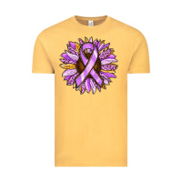 Vintage Mustard Cancer Awareness Sunflower Vintage Tee - RanaPortraitStore