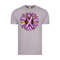Vintage Zinc Cancer Awareness Sunflower Vintage Tee - RanaPortraitStore