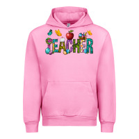 Fuchsia Pink Eastern Teacher Urban Hoodie - BundleAndBundleShop