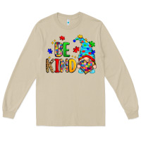 Mushroom be kind autism gnome Long Sleeve Tee - Zillion Design Studio